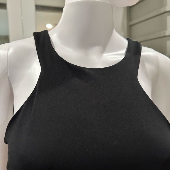 XX1 Racerback Dress Size M Black and Gray Mid length - Picture 3 of 7